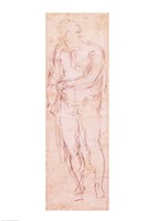 Study for Adam in 'The Expulsion', 1508-12 Fine Art Print