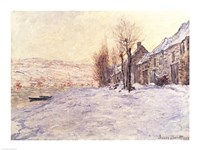 Lavacourt under Snow, c.1878-81 Fine Art Print