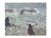 Storm, off the Coast of Belle-Ile, 1886 Fine Art Print