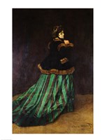 Camille, or The Woman in the Green Dress, 1866 Fine Art Print