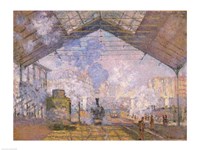 The Gare St. Lazare, 1877 by Claude Monet, 1877 - various sizes
