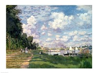 The Marina at Argenteuil, 1872 Fine Art Print