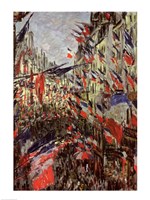 The Rue Saint-Denis, Celebration of June 30, 1878 Fine Art Print