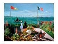 The Terrace at Sainte-Adresse, 1867 Fine Art Print