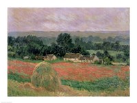 Haystack at Giverny, 1886 Fine Art Print