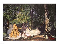 Le Dejeuner sur l'Herbe, 1866 Fine Art Print