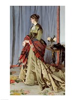 Portrait of Madame Louis Joachim Gaudibert, 1868 Fine Art Print