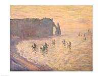 The Cliffs at Etretat, 1886 Fine Art Print