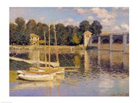 The Bridge at Argenteuil, 1874 Fine Art Print