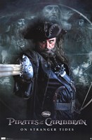 Pirates of the Caribbean 4 - Black Beard Wall Poster