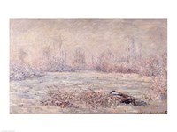 Frost near Vetheuil, 1880 by Claude Monet, 1880 - various sizes