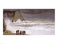 Rough Sea at Etretat-69, 1868 by Claude Monet, 1868 - various sizes