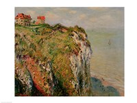 Cliff at Dieppe, 1882 Fine Art Print
