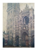 Rouen Cathedral, West Portal, Grey Weather, 1894 Fine Art Print