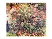 Women in the Flowers, 1875 Fine Art Print