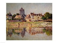 By the River at Vernon, 1883 Fine Art Print
