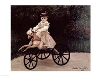 Jean Monet on his Hobby Horse, 1872 Fine Art Print