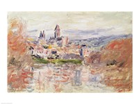 The Village of Vetheuil, c.1881 Fine Art Print