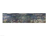 Waterlilies: Green Reflections, 1914-18 (Pano) Fine Art Print