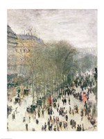 Boulevard des Capucines, 1873-4 Fine Art Print