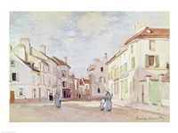 Rue de la Chaussee at Argenteuil Fine Art Print