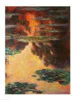 Waterlilies, detail, 1907 Fine Art Print