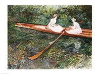 The Pink Rowing Boat Fine Art Print
