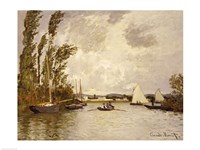 The Little Branch of the Seine at Argenteuil Fine Art Print