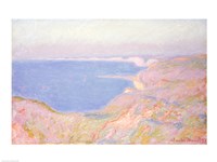 On the Cliffs near Dieppe, Sunset, 1897 Fine Art Print