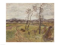 Gennevilliers Plain, 1877 Fine Art Print