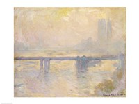 Charing Cross Bridge, 1903 Fine Art Print