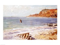 Seascape at Sainte-Adresse Fine Art Print