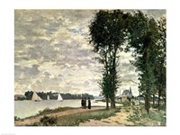 The Banks of the Seine at Argenteuil, 1872 Fine Art Print