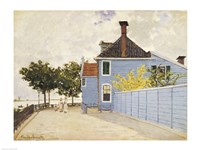 The Blue House, Zaandam Fine Art Print