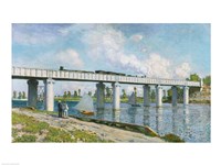 Railway Bridge at Argenteuil, 1873 Fine Art Print