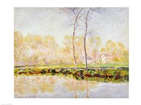 The Banks of the River Epte at Giverny, 1887 Fine Art Print