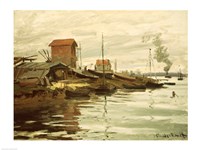 The Seine at Petit-Gennevilliers, 1872 Fine Art Print