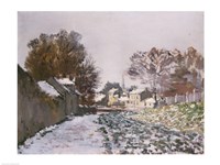 Snow at Argenteuil, c.1874 Fine Art Print