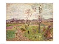 The Plain at Gennevilliers, 1877 Fine Art Print