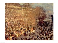 Boulevard des Capucines, 1873 Fine Art Print