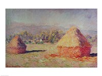Two Haystacks, 1891 Fine Art Print