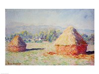Haystacks in the Sun, Morning Effect, 1891 Fine Art Print