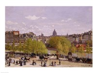 Quai du Louvre, Paris, 1866-7 Fine Art Print