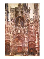 Rouen Cathedral, evening, harmony in brown, 1894 Fine Art Print