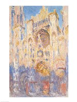 Rouen Cathedral, Effects of Sunlight, Sunset, 1892 (oil on canvas) Fine Art Print