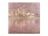 Vetheuil, sunset, 1901 Fine Art Print