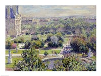View of the Tuileries Gardens, Paris, 1876 Fine Art Print