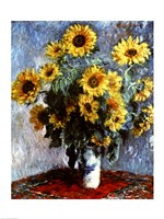 Still life with Sunflowers, 1880 Fine Art Print