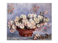 Basket of Chrysanthemums, c.1878 Fine Art Print