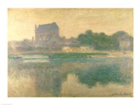 The Church of Vernon, Brouillard, 1894 Fine Art Print